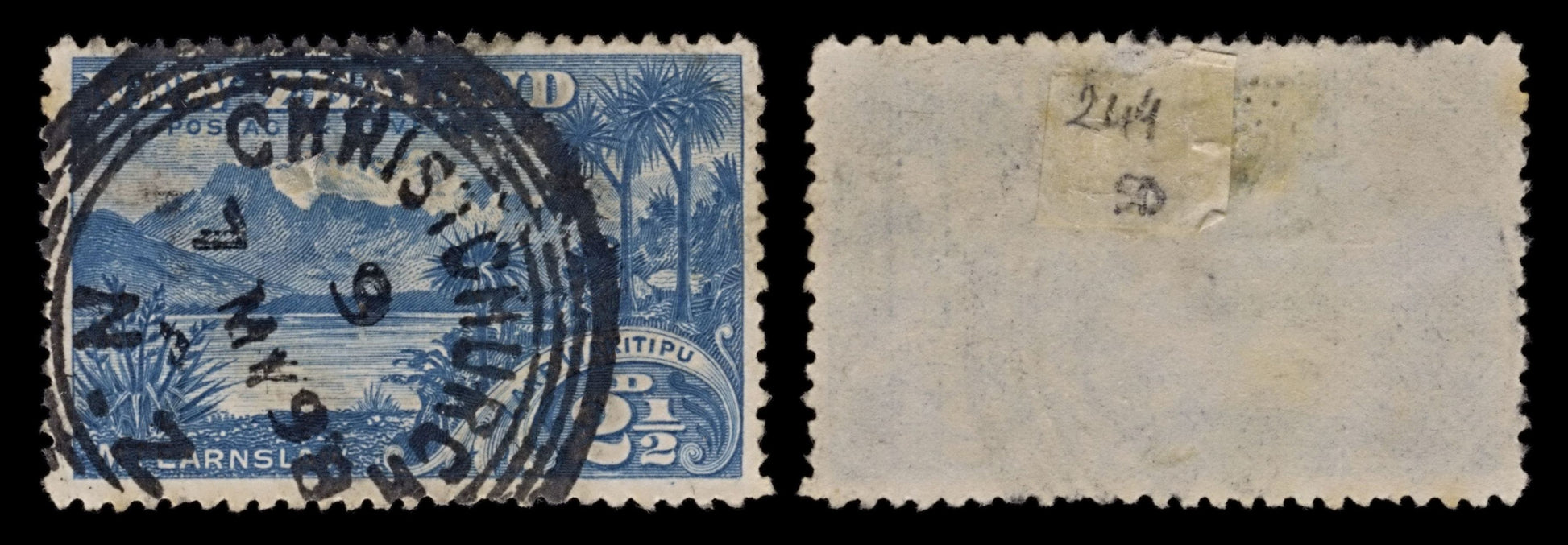 5151 New Zealand SG249 2½d Blue. 1898. Sc#73a Mi68 Used. C£50