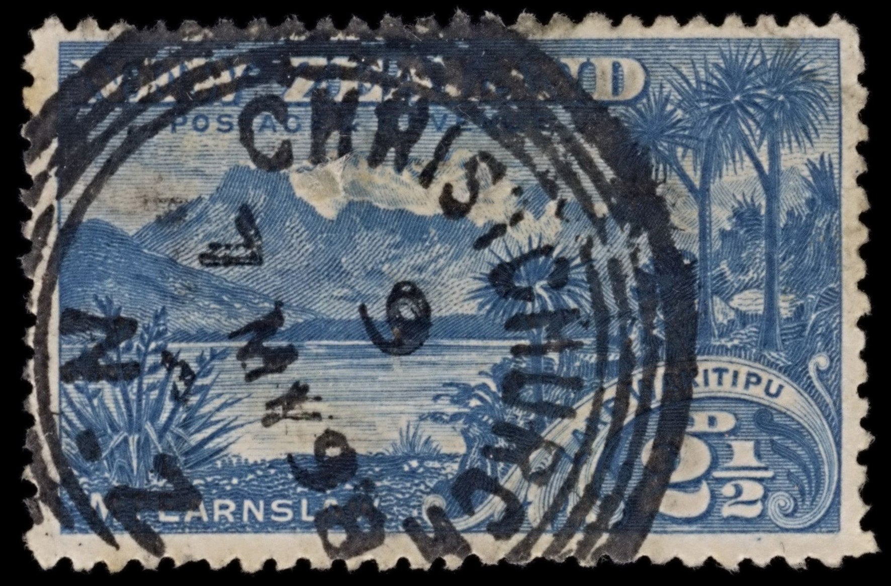 5151 New Zealand SG249 2½d Blue. 1898. Sc#73a Mi68 Used. C£50