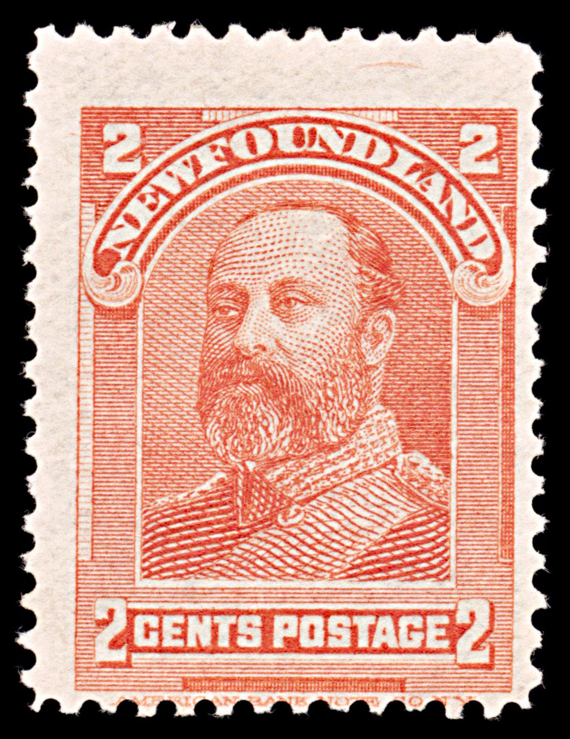 5275 Newfoundland SG87 2c Vermilion. 1898. Sc#82 Mi63 MH. C£23