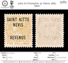 5283 St Christopher 5s Yellow. 1883. MNH