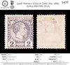 5406 Monaco SG2a 2c Dark Lilac. 1885. Sc#2a Mint MH. C£70