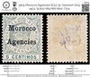 5825 Morocco Agencies SG17 5c Greenish Grey 1903. Sc#20 Mi9 MM Mint. C£10