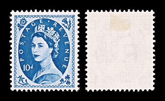 5927 GB SG552 10d Prussian Blue 1955. Sc#329 Mi294xX LHM Mint. C£20