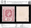 5931 Mauritius SG259 25c Purple-Brown 1938. Sc#218a MH Mint. C£23