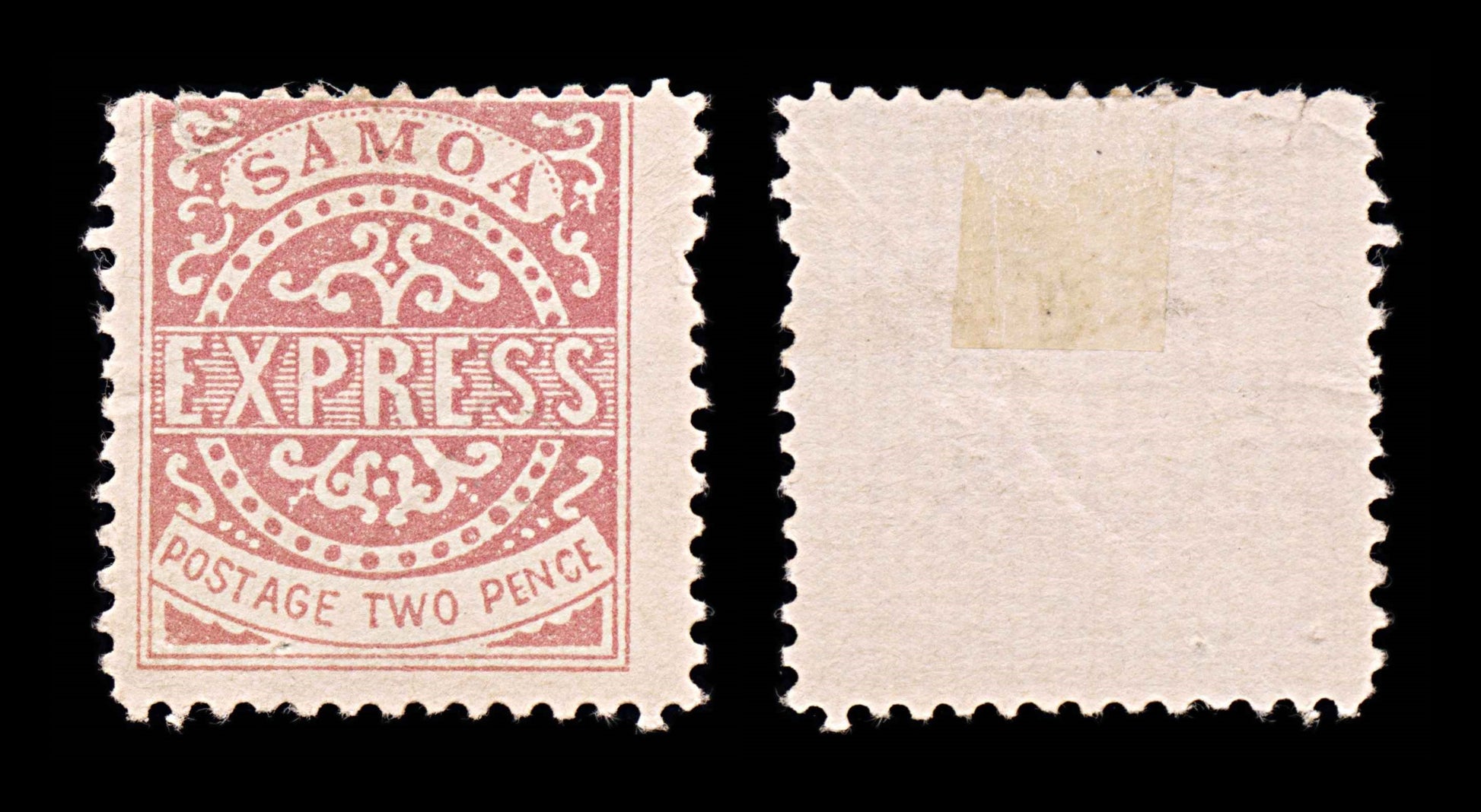 5950 Samoa 2d Rose. Forgery MNG