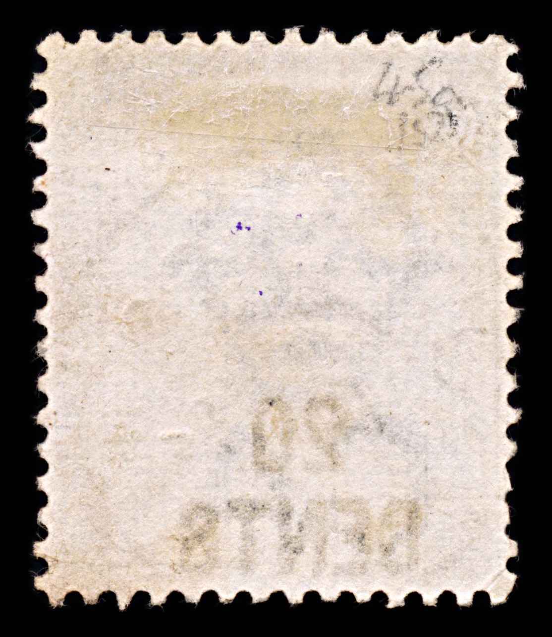 5954 Hong Kong SG45a 20c on 30c Grey Green 1891. Sc#52 Mi48Ib Used. C£150