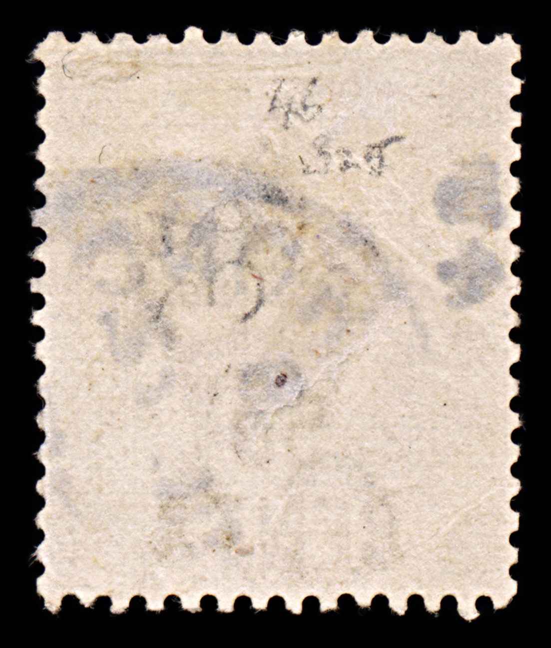 5956 Hong Kong SG46 50c on 48c Lilac 1891. Sc#54 Mi49I Used. C£325