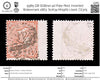 5985 GB SG82wi 4d Pale-Red. Inverted Watermark 1863. Sc#34 Mi19IIb Used. C£375