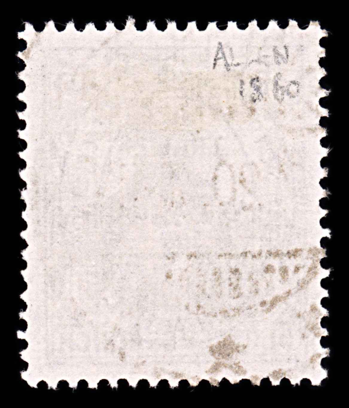 5993 Allenstein SG18 15pf Dark Red-Purple 1920. Sc#18 Mi18a Used. C£60