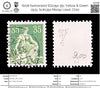 6018 Switzerland SG235a 35c Yellow & Green 1933. Sc#135a Mi105z Used. C£20