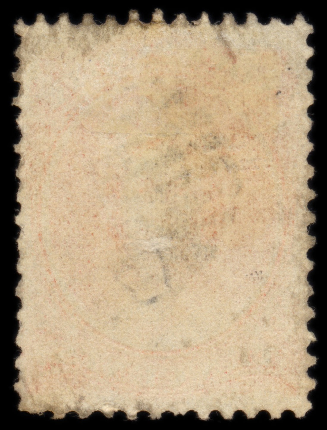 6205 Nova Scotia SG16 10c Vermilion 1860. Sc#12a Mi9x Used. C£42