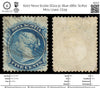 6207 Nova Scotia SG24 5c Blue 1860. Sc#10 Mi7y Used. C£29