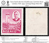 6272 North Borneo SG366a 50c Carmine Rose. 