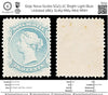 6291 Nova Scotia SG23 2C Bright Light Blue. Unlisted 1863. Sc#9 Mi6y Mint MNH