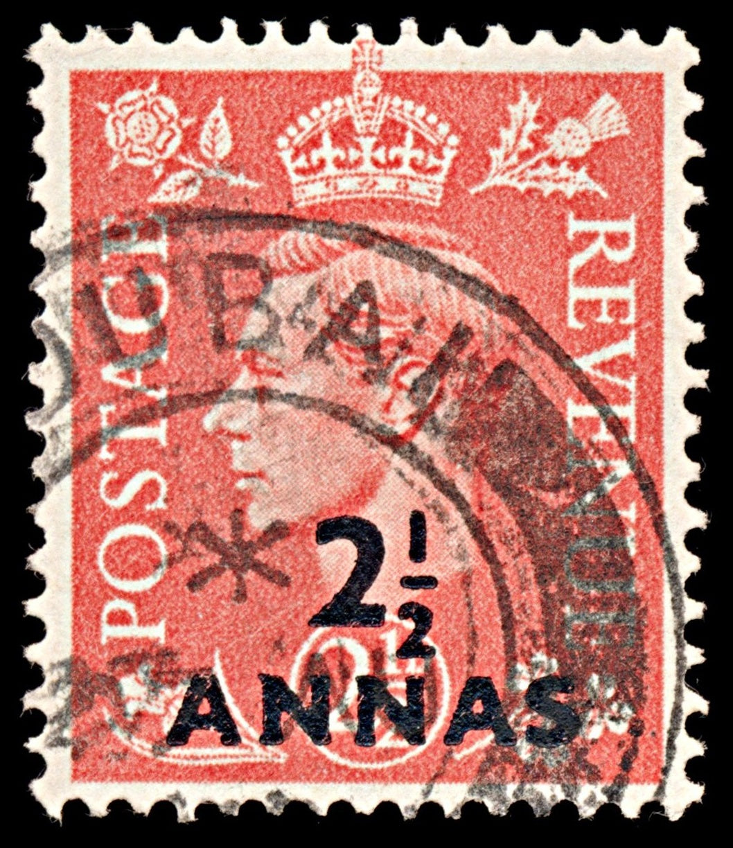 6307 Oman SG39 2½A Scarlet 1951. Sc#39 Mi39 Used. C£17