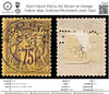 6327 France SG274 75C Brown on Orange-Yellow 1890. Sc#102a MiUnlisted Used. C£50