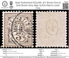 6497 Switzerland SG127Bc 3Ct. Brown Grey 1894. Sc#70 Mi51Ya Used. C£15