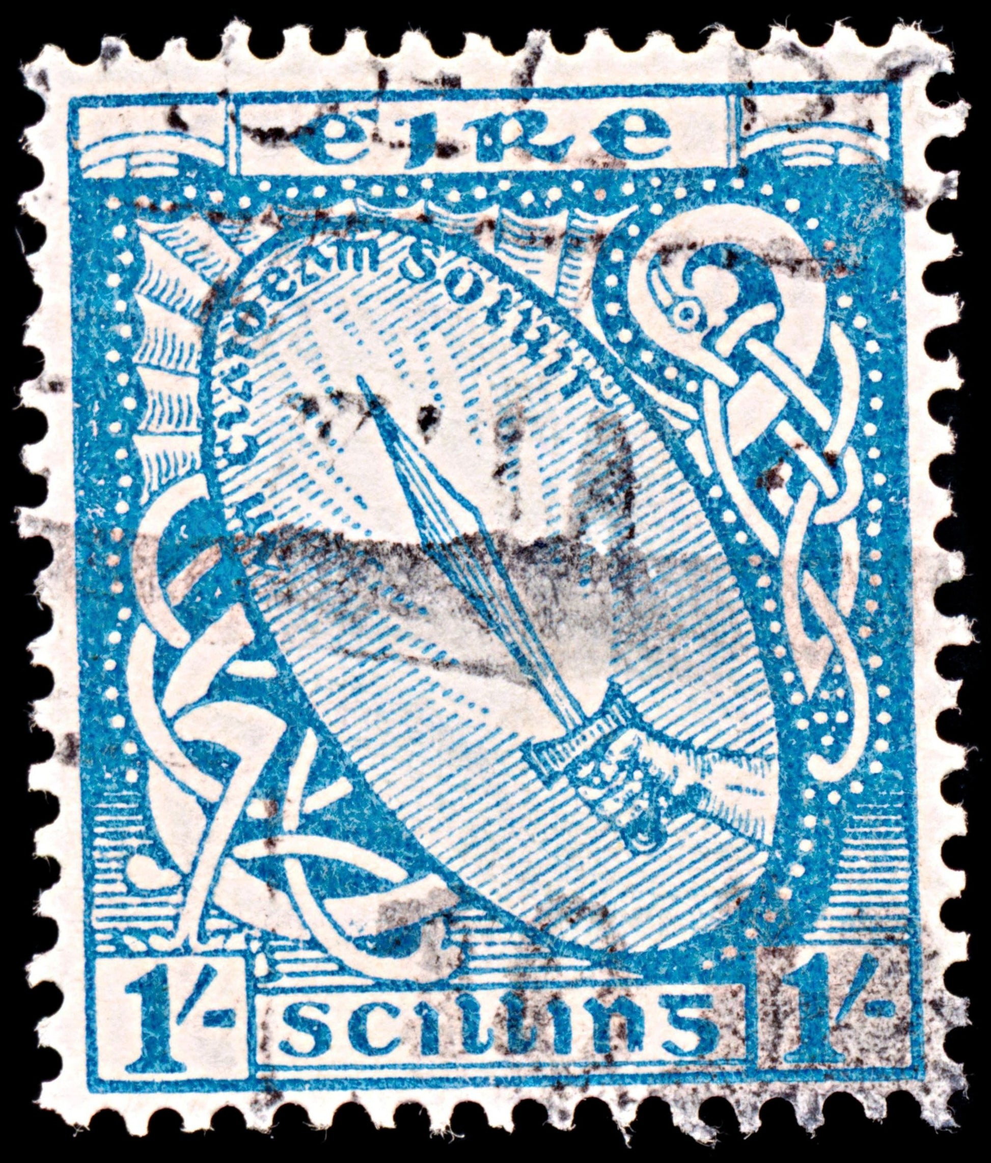 6587 Ireland SG122 1S Light Blue 1940. Sc#117 Mi82A Used. C£18