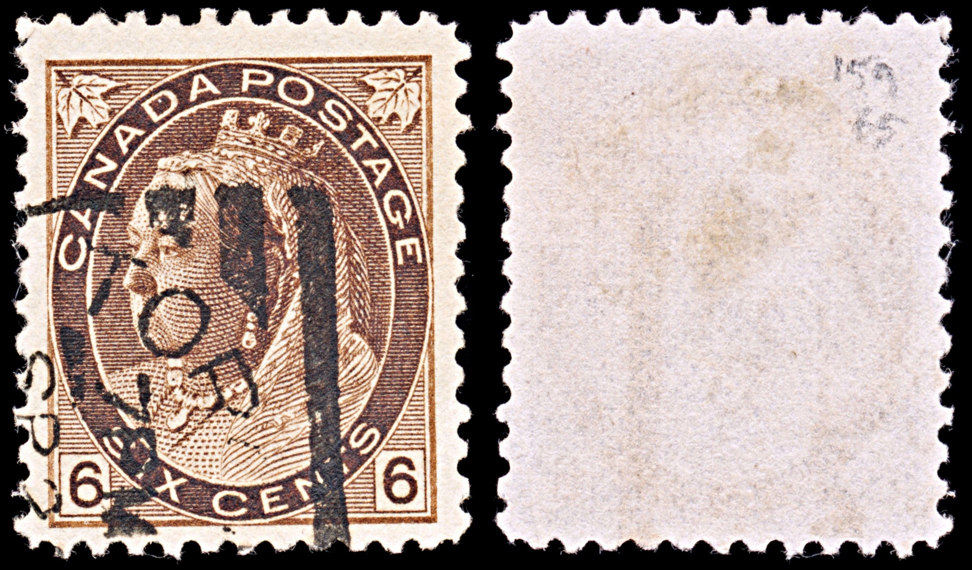 6596 Canada SG159 6C Brown 1898. Sc#80 Mi68A Used. C£65