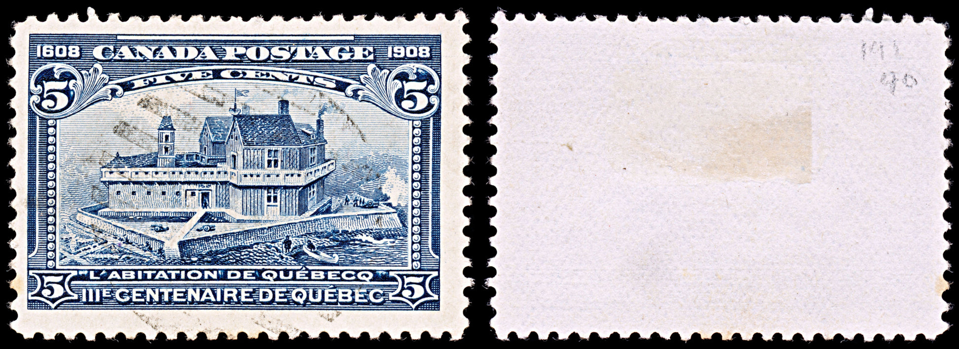 6604 Canada SG191 5C Indigo 1908. Sc#99 Mi87 Used. C£40