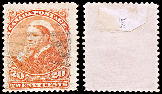 6606 Canada SG115 20C Vermilion 1893. Sc#46 Mi36 Used. C£65