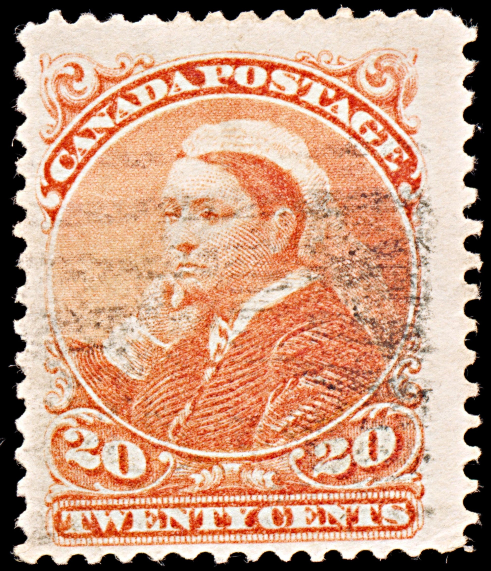 6606 Canada SG115 20C Vermilion 1893. Sc#46 Mi36 Used. C£65