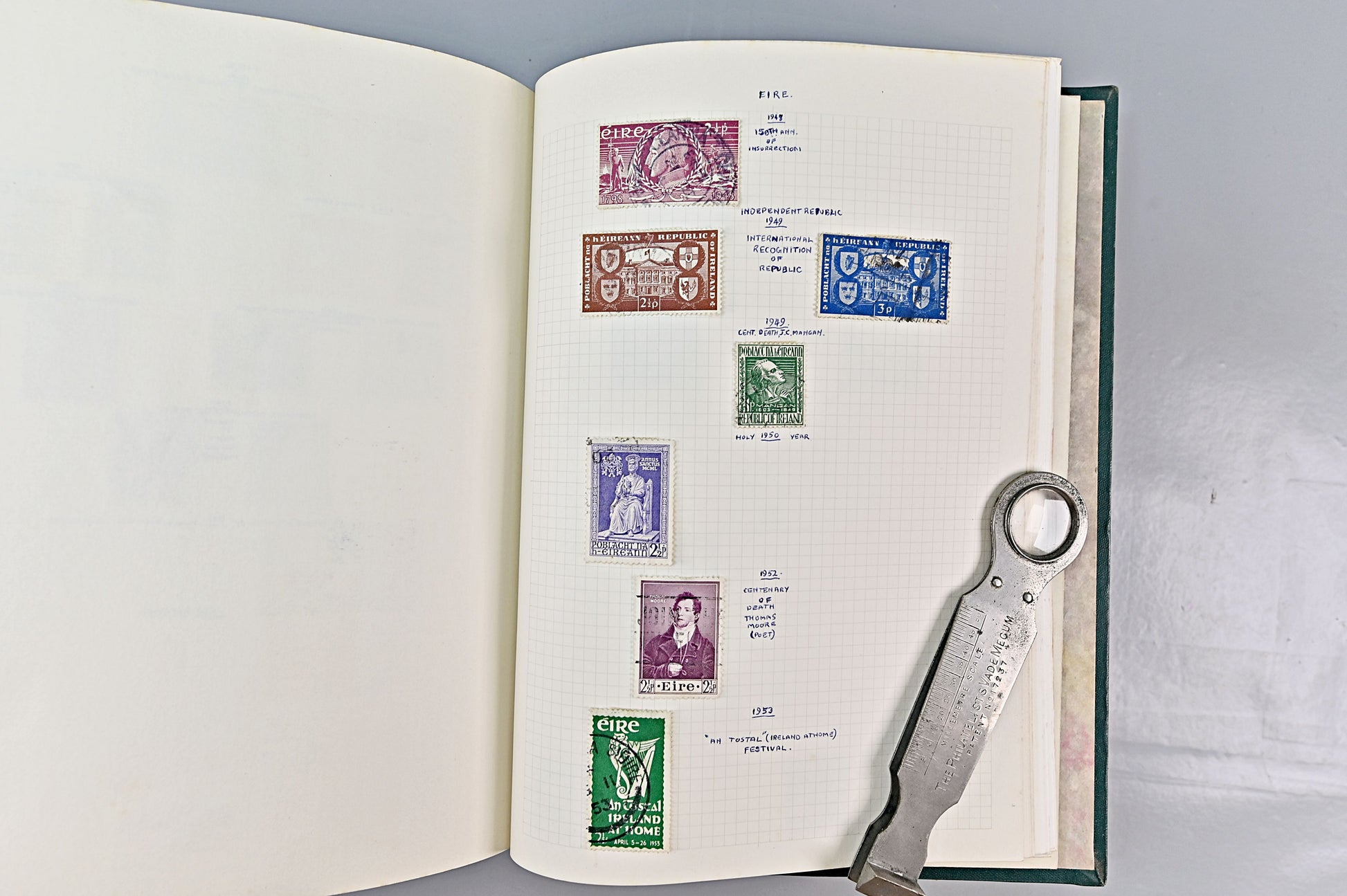 6618 World Stamp Album. Early to Modern. Ireland, Denmark, Czech. 73 Images