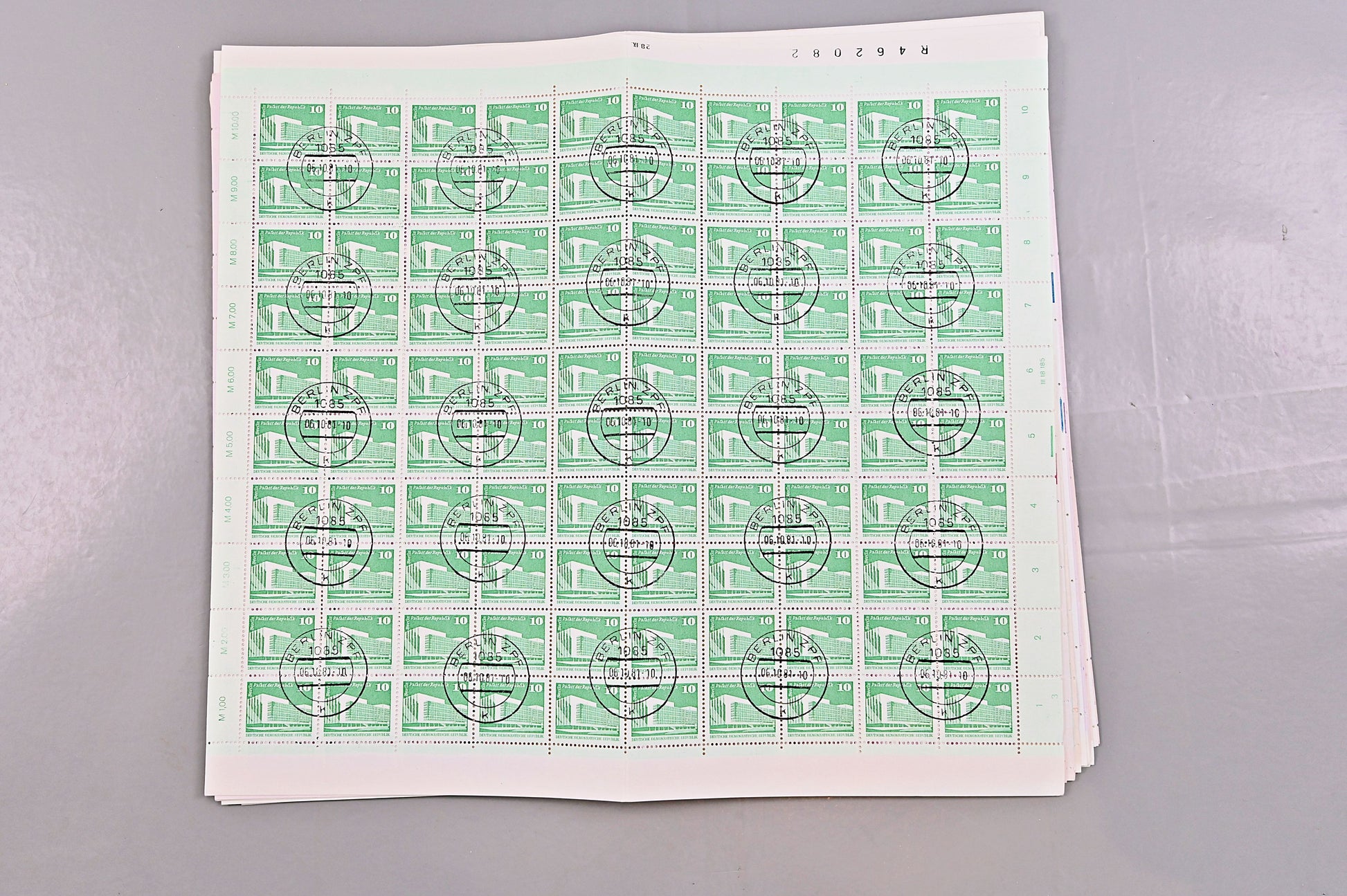 6634 East Germany SGE2197/2211 Set. Sheets of 100 1981. Sc#2085 Mi2633 . C£1500