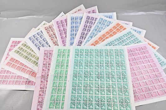 6635 East Germany SGE2197/2211 Set. Sheets of 100 1981. Sc#2085 Mi2633 . C£1500