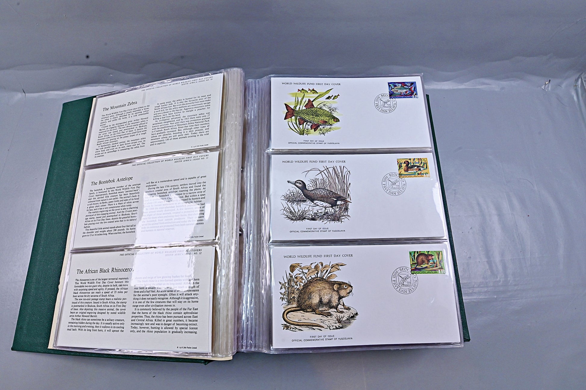 6691 World WWF FDC Complete Collection. High CV. 57 Images