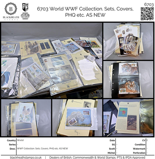 6703 World WWF Collection. Sets, Covers, PHQ etc. AS NEW