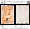 6738 Bechuanaland SG161b 3½C Red Orange 1961. Mi 148II Mint MVLH. C£18