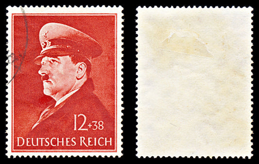 6760 Germany SG760a 12+38 Dark Brownish Red 1941. Mi 772y Used. C£26