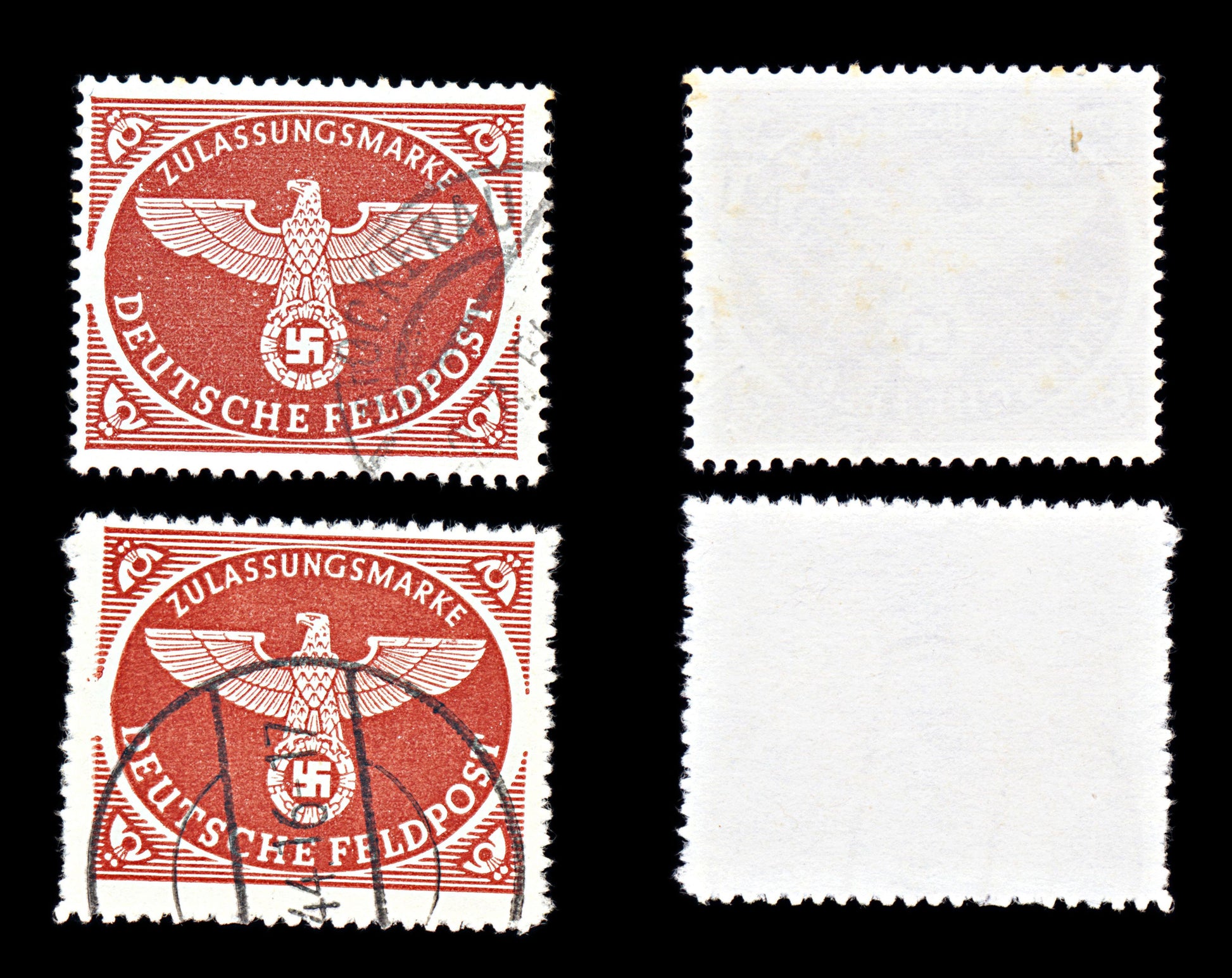 6761 Germany SG M805a Red Brown 1943. Sc#MQ1a Mi FP2Bx Used. C£158