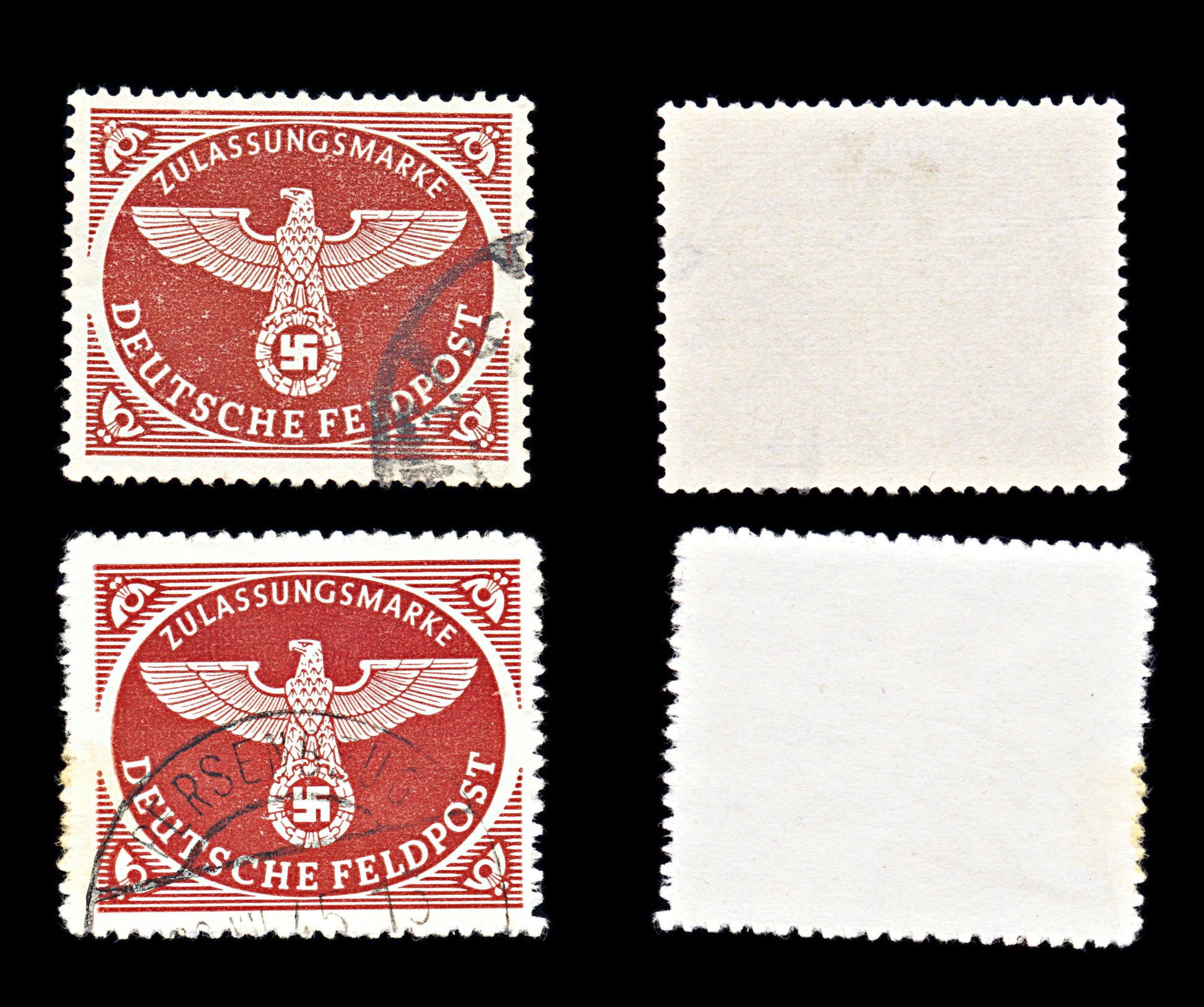 6764 Germany SG M805a Red Brown 1943. Sc#MQ1a Mi FP2Bx Used. C£158