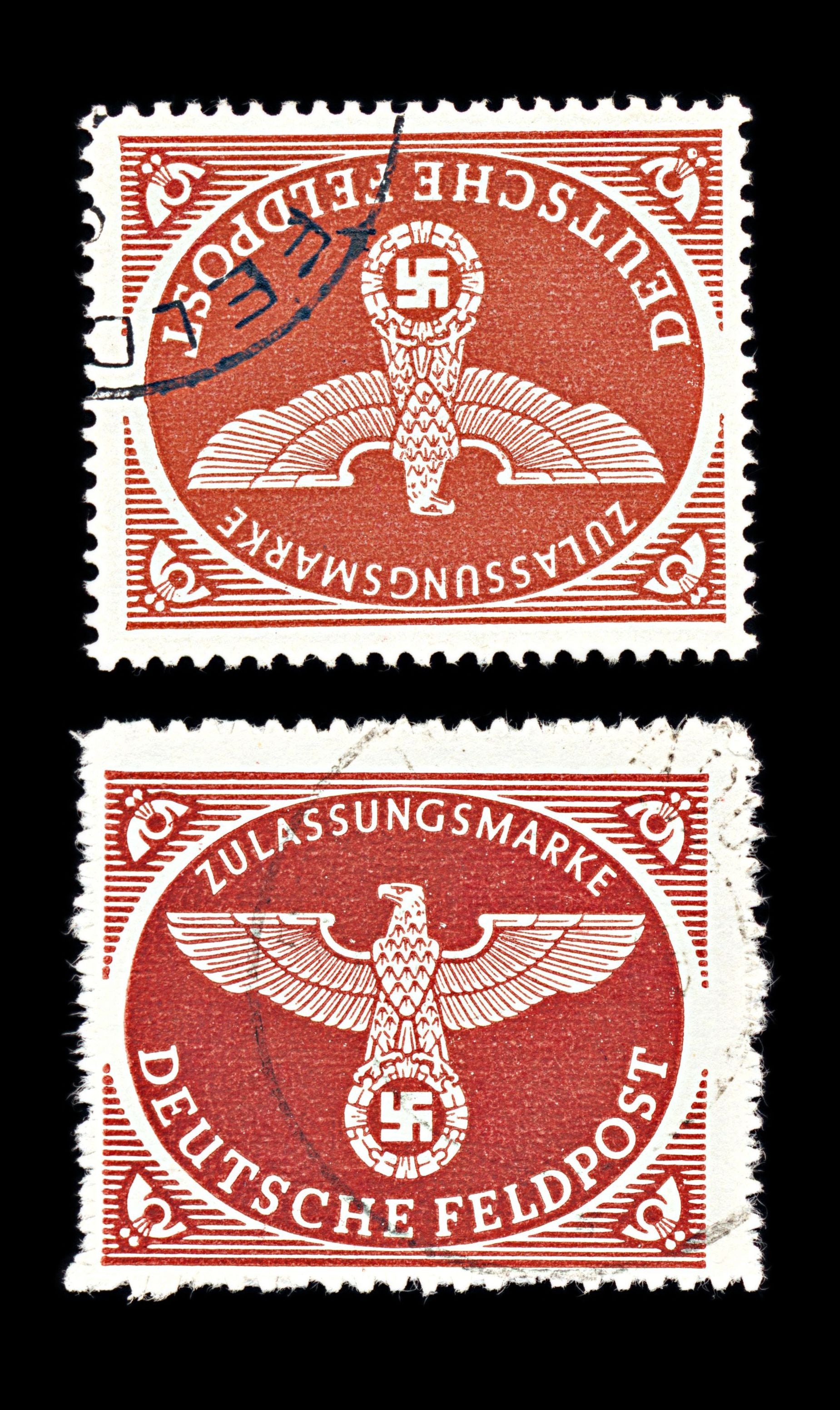 6767 Germany Red Brown 1942. Mi FP2Az Used. C£158