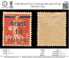 6785 Memel SG17 10 Orange Red 1920. Mi 19x Mint MH. C£23