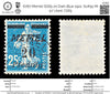 6787 Memel SG65 20 Dark Blue 1922. Sc#55 Mi 57 Used. C£65