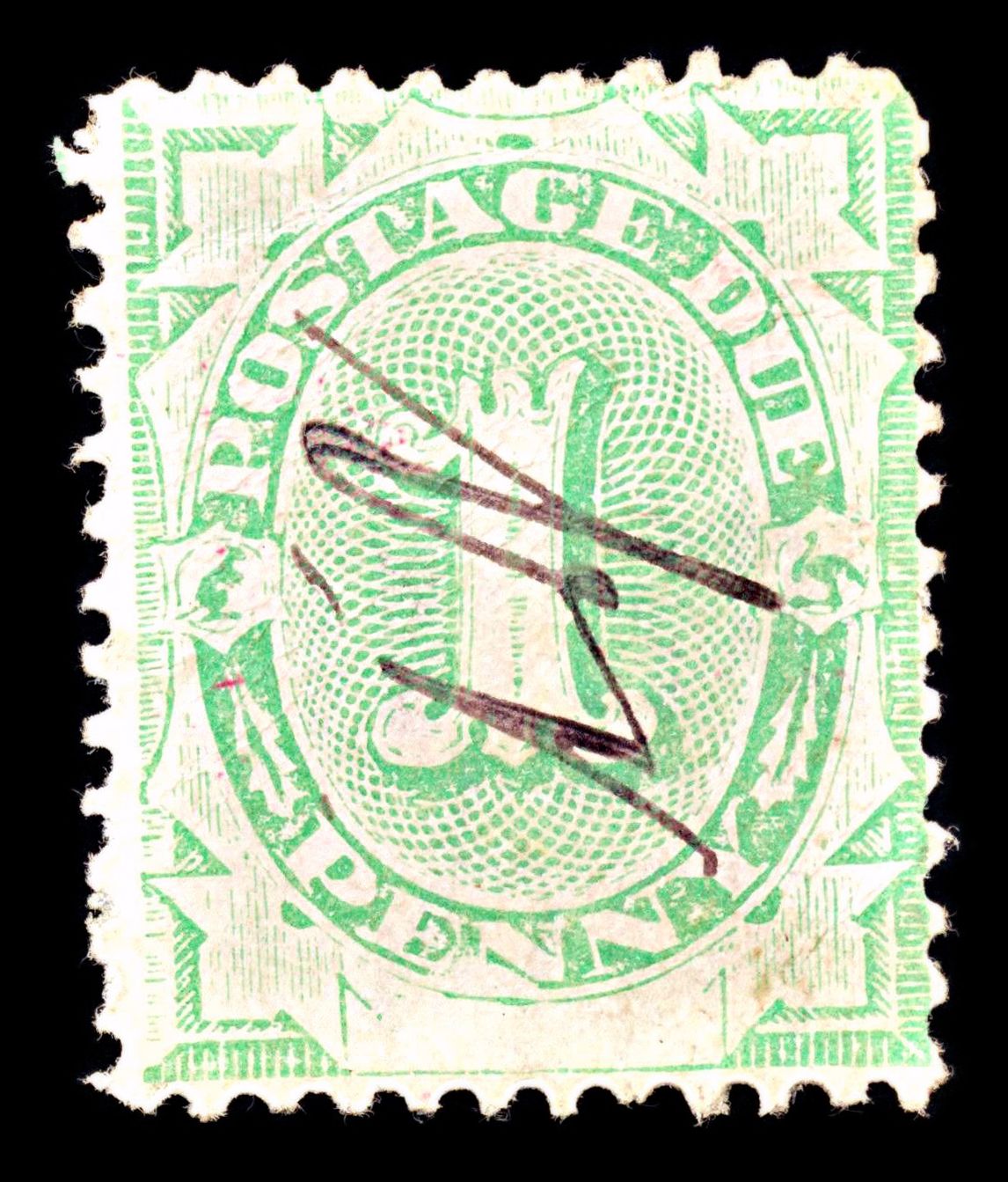 6863 Australia SG D2 1902. Mi P2IE Used. C£13