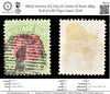 6879 Victoria SG D19 2S Green & Rose 1895. Sc#J23 Mi P19a Used. C£26