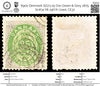 6900 Denmark SG73 25 Ore Green & Grey 1875. Sc#32 Mi 29IYA Used. C£37