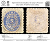 6906 Denmark SG38a 2 Sk Grey & Prussian Blue 1871. Mi 16IAb Used. C£65