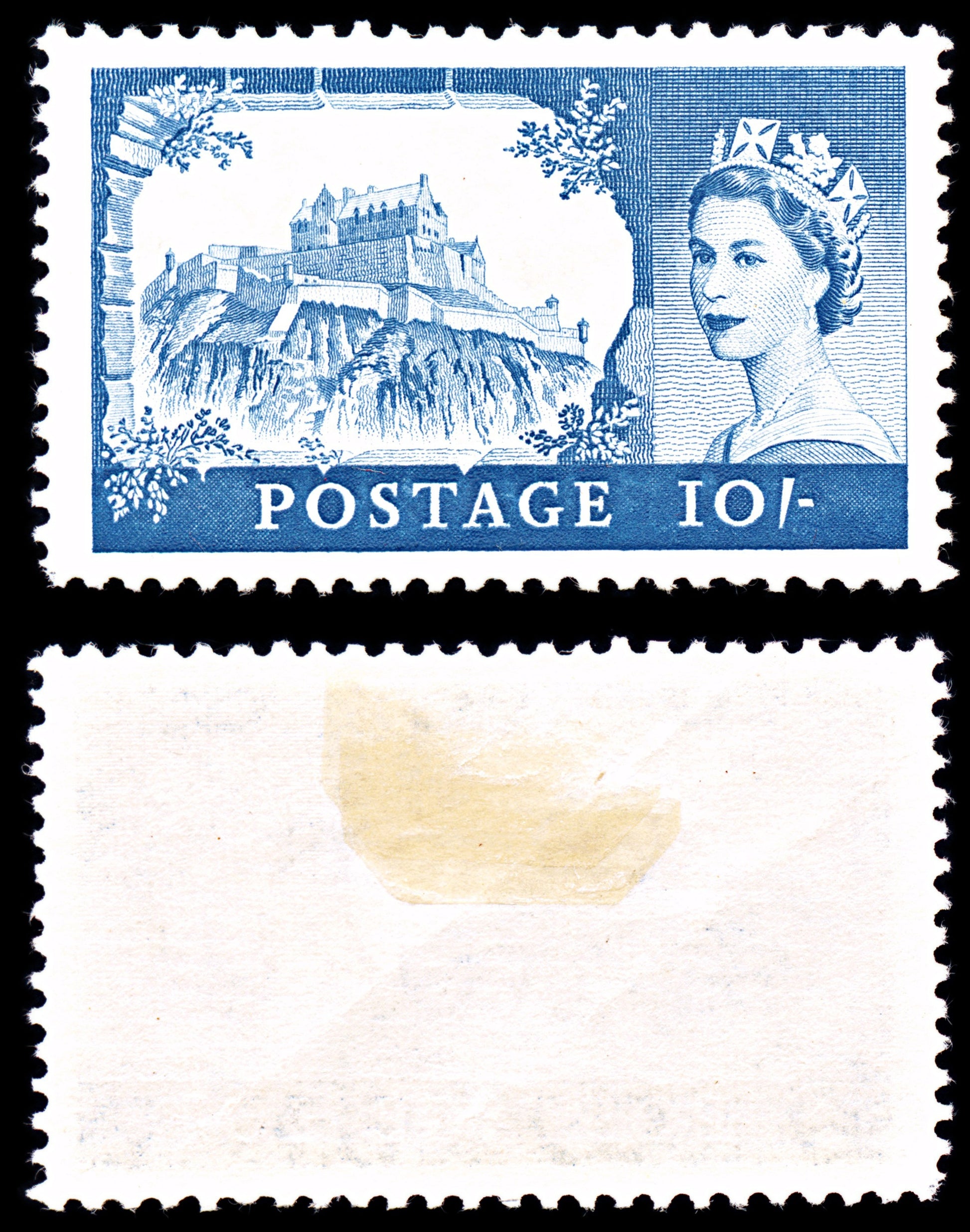 6926 GB SG597 10S Blue. De La Rue 1959. Sc#373 Mi 337I Mint MH. C£55