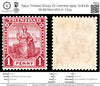 6954 Trinidad SG147 1D Carmine 1909. Sc#106 Mi 68 Mint MVLH. C£15