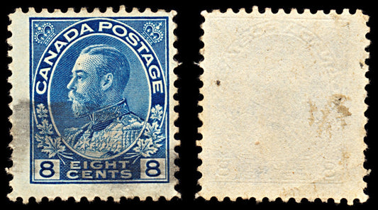 7014 Canada SG252 8C Blue 1925. Sc#115 Mi 111 Used. C£11