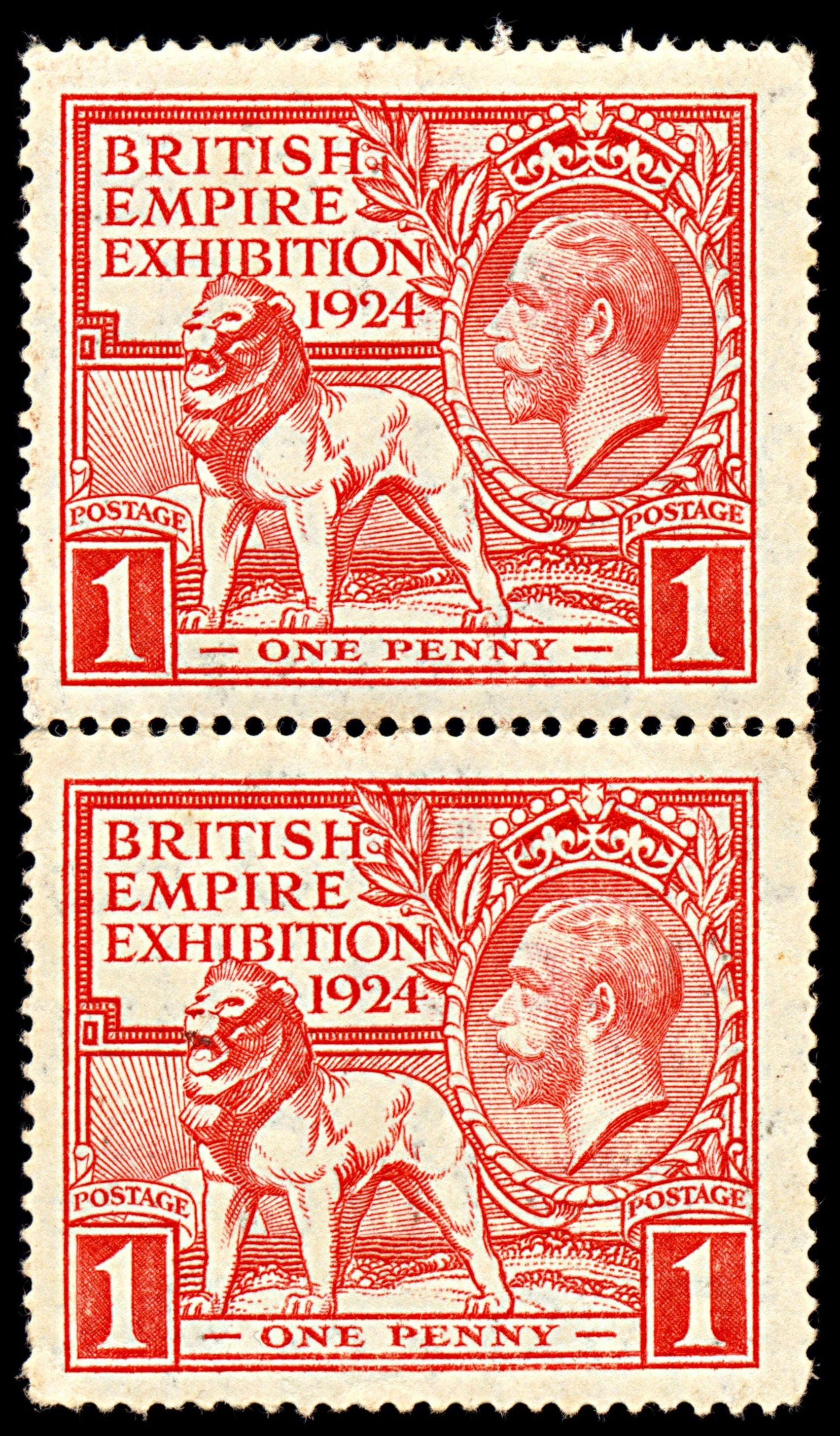 7045 GB SG430 1D Red 1924. Sc#185 Mi 166A Mint MNH. C£20