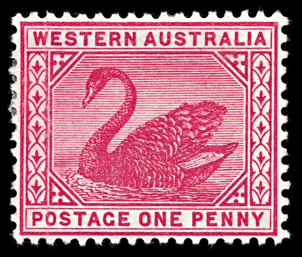 7064 Western Australia SG112 1D Carmine Rose 1899. Sc#73 Mi 44 Mint MH. C£10