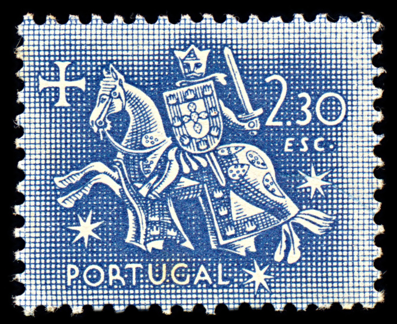 7074 Portugal SG1088 2.30 $ Ultramarine 1953. Sc#770 Mi 801 Mint MNH. C£45