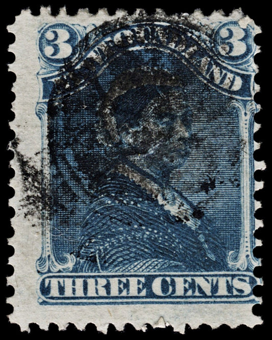 4340 Newfoundland SG65 2c Dark Blue. 1896. Sc#49b Mi33c Fine Used. C£30