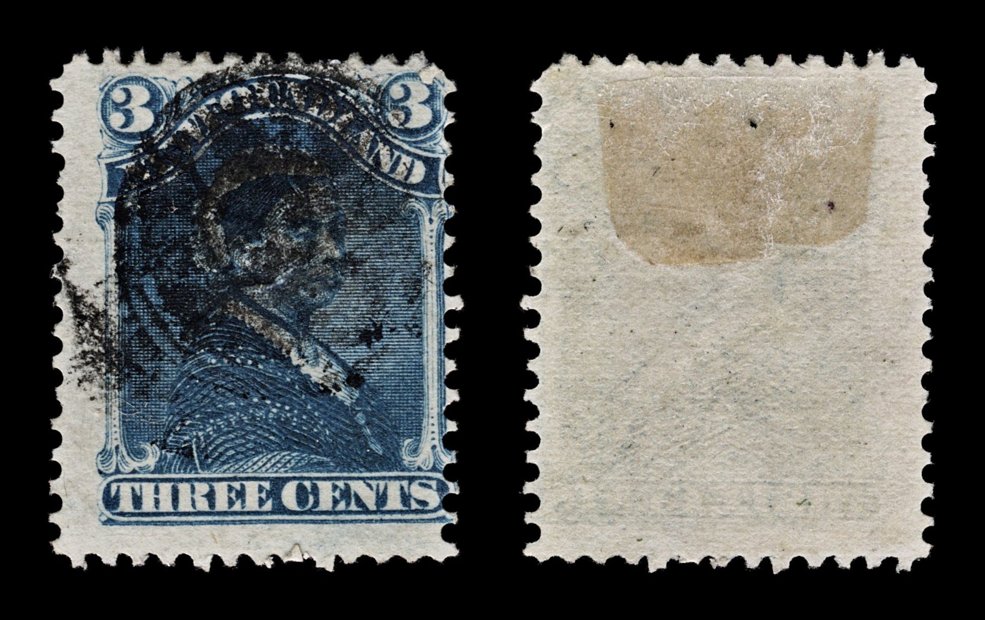 4340 Newfoundland SG65 2c Dark Blue. 1896. Sc#49b Mi33c Fine Used. C£30